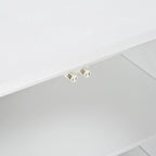 4-Door Sideboard Cabinet with Adjustable Shelves