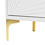 4-Door Sideboard Cabinet with Adjustable Shelves