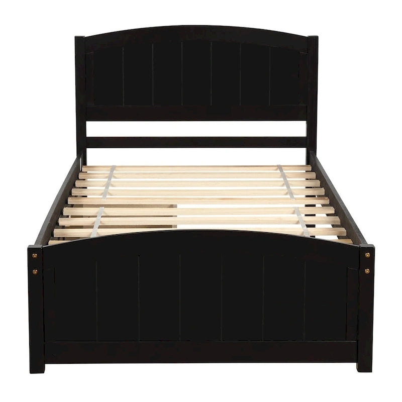 Twin Platform Bed with Two Drawers