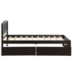 Twin Platform Bed with Two Drawers