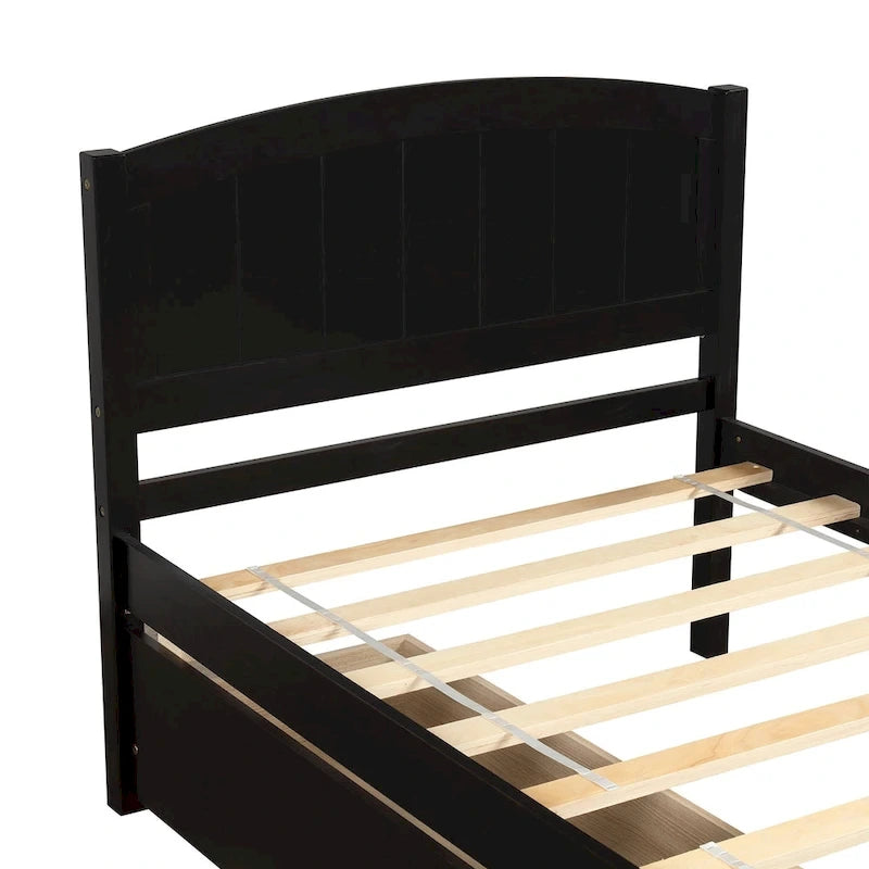 Twin Platform Bed with Two Drawers