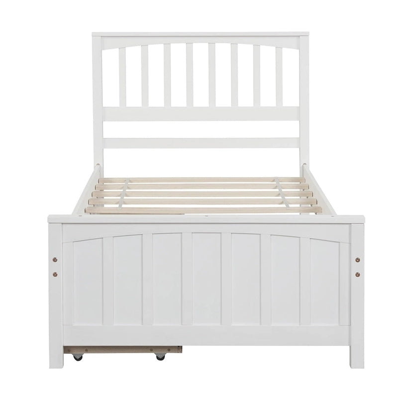 Twin Platform Bed with Two Drawers