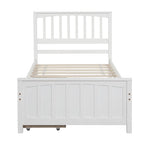 Twin Platform Bed with Two Drawers