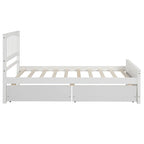 Twin Platform Bed with Two Drawers