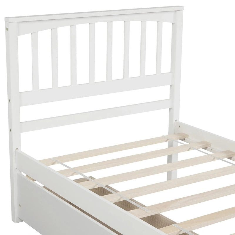 Twin Platform Bed with Two Drawers