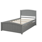 Twin Platform Bed with Two Drawers