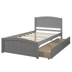 Twin Platform Bed with Two Drawers