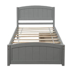Twin Platform Bed with Two Drawers