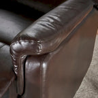 Drehbarer Relaxsessel mit Gleitfunktion aus Kunstleder