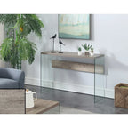 Glass Console Table and Desk