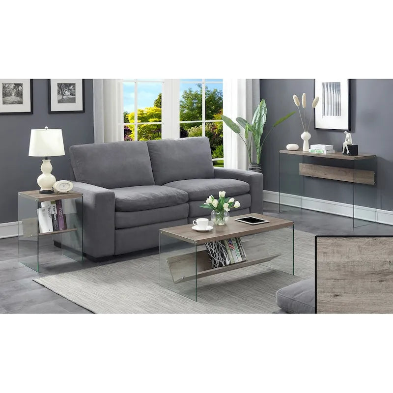 Glass Console Table and Desk