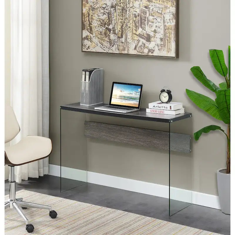 Glass Console Table and Desk