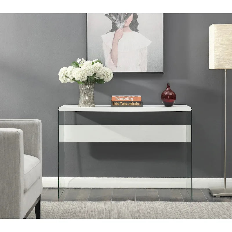 Glass Console Table and Desk