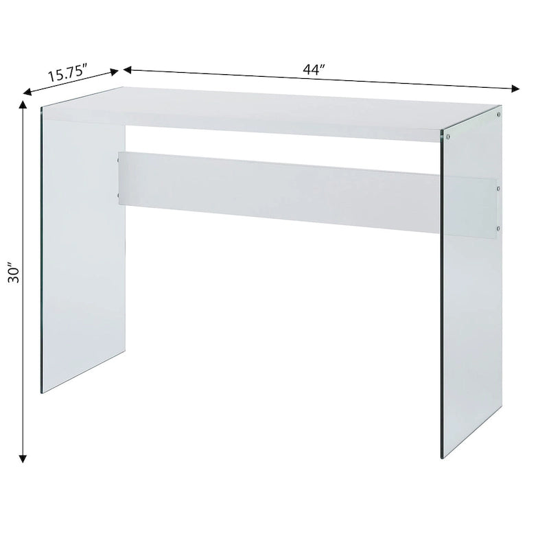 Glass Console Table and Desk