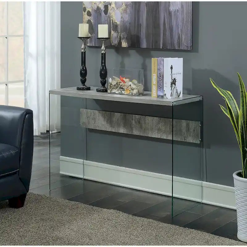Glass Console Table and Desk