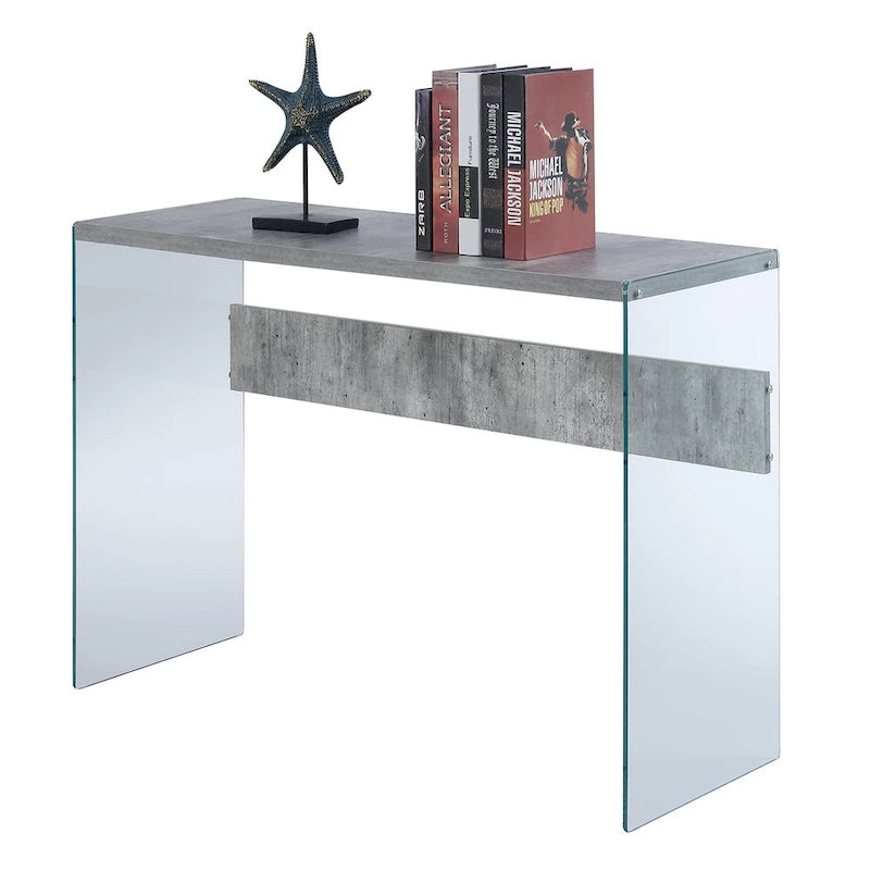 Glass Console Table and Desk