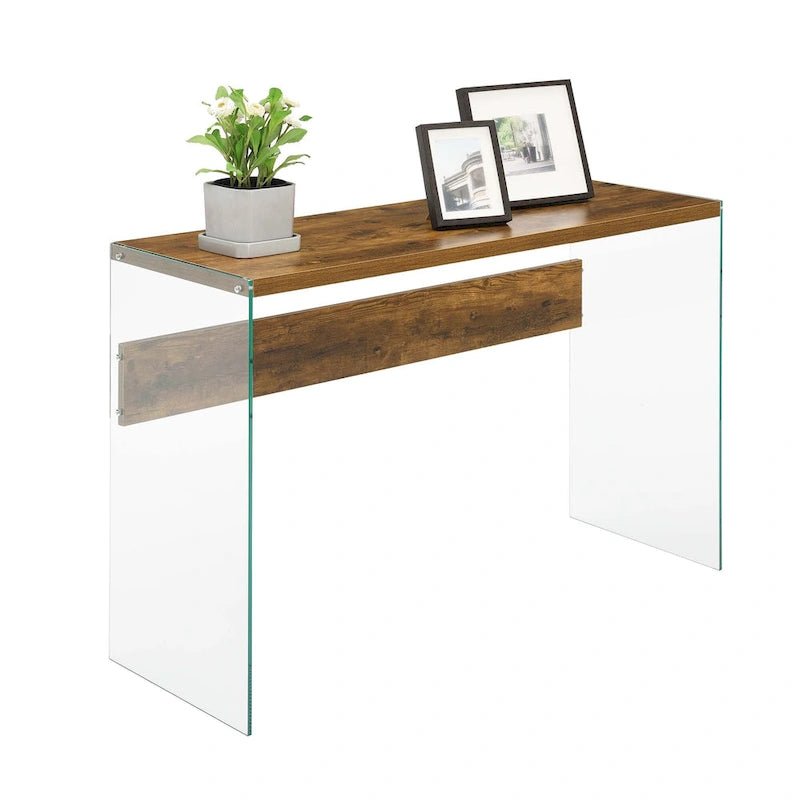 Glass Console Table and Desk