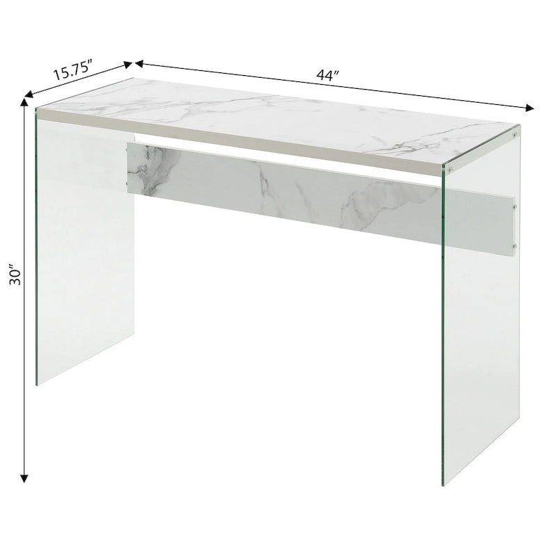 Glass Console Table and Desk