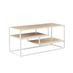 Modern TV Stand with Two Floating Shelves