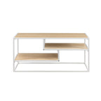 Modern TV Stand with Two Floating Shelves