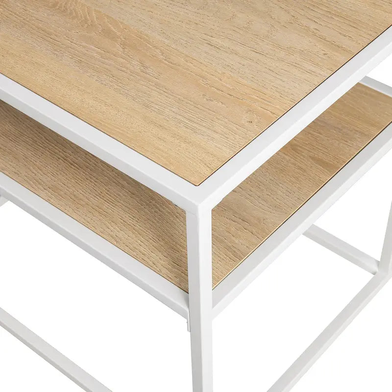Modern TV Stand with Two Floating Shelves