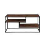 Modern TV Stand with Two Floating Shelves