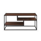 Modern TV Stand with Two Floating Shelves