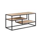 Modern TV Stand with Two Floating Shelves