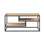 Modern TV Stand with Two Floating Shelves