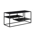 Modern TV Stand with Two Floating Shelves
