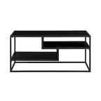 Modern TV Stand with Two Floating Shelves