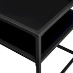 Modern TV Stand with Two Floating Shelves