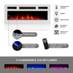 Modern Wall Unit Electric Fireplace Entertainment Center