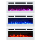 Modern Wall Unit Electric Fireplace Entertainment Center