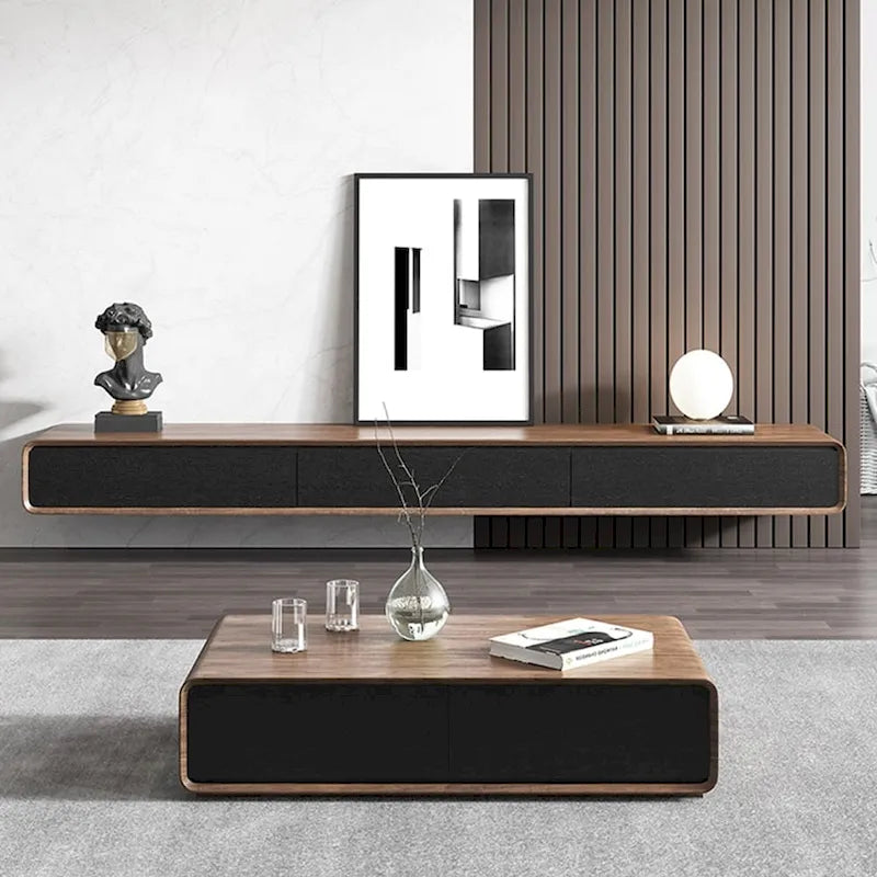 Wall-Mounted TV Stand with Storage