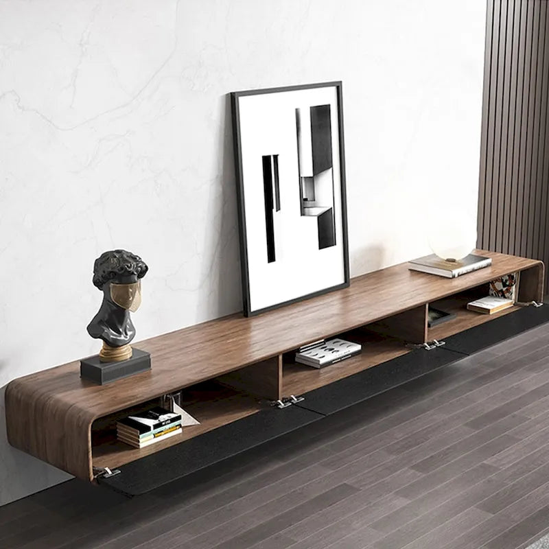 Wall-Mounted TV Stand with Storage