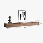 Wall-Mounted TV Stand with Storage