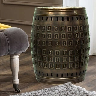 Multi-Purpose Hand-Crafted Metal Stool/Table