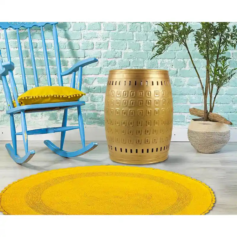 Multi-Purpose Hand-Crafted Metal Stool/Table