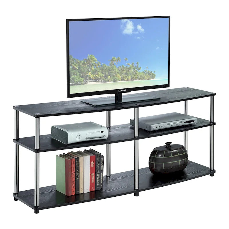 3-Tier Open TV Stand for TVs up to 65 Inches