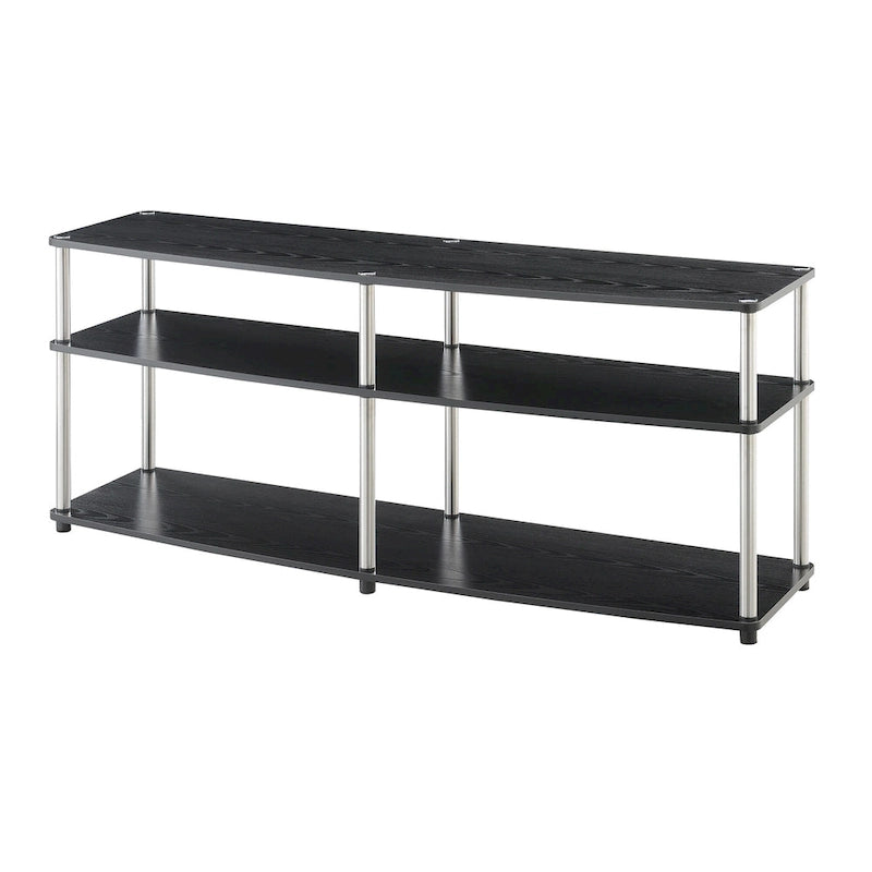 3-Tier Open TV Stand for TVs up to 65 Inches