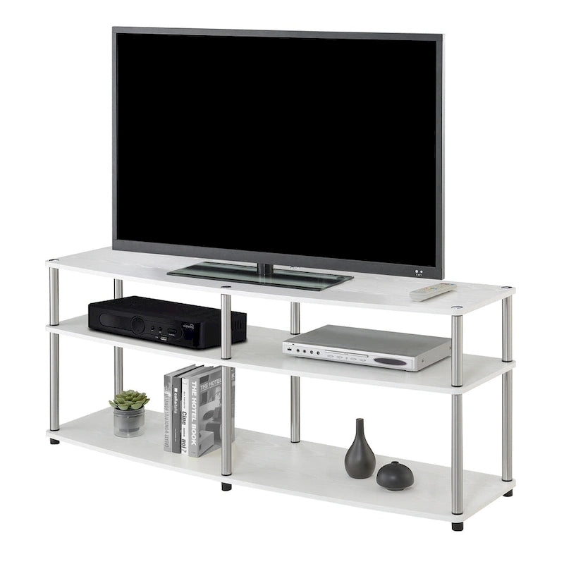 Offener TV-Ständer mit 3 Ebenen für Fernseher bis zu 65 Inches
