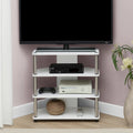 Four-Tier Corner TV Stand for TVs Up to 29 Inches Wide