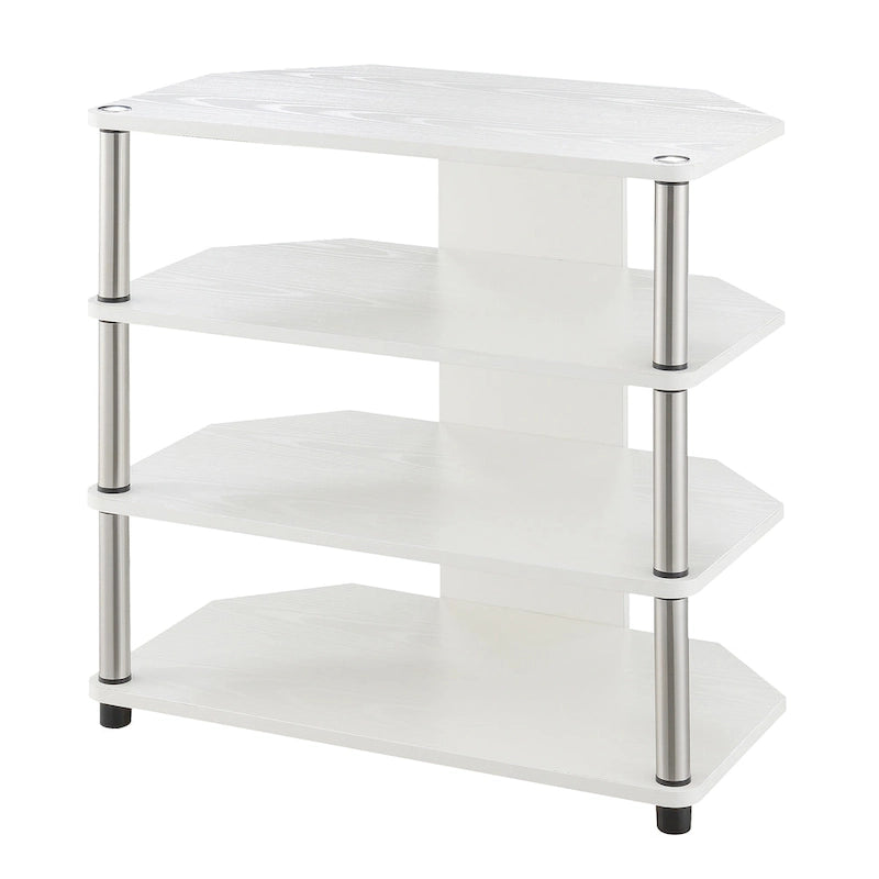 Four-Tier Corner TV Stand for TVs Up to 29 Inches Wide