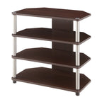 Four-Tier Corner TV Stand for TVs Up to 29 Inches Wide