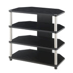 Four-Tier Corner TV Stand for TVs Up to 29 Inches Wide