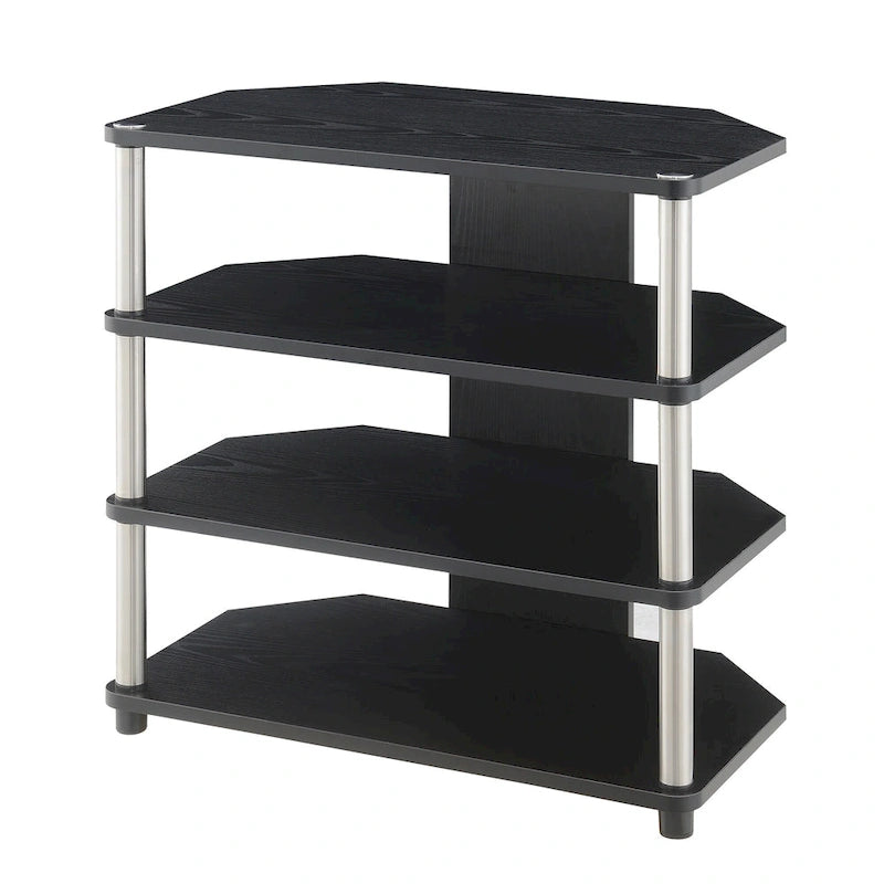 Four-Tier Corner TV Stand for TVs Up to 29 Inches Wide