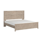 Light Brown Panel Bed