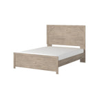 Light Brown Panel Bed