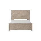 Light Brown Panel Bed